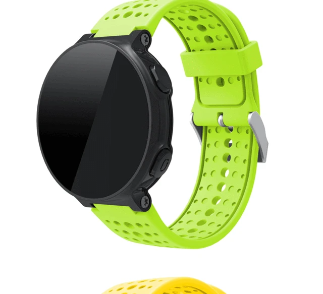 Cinturino In Silicone Per Garmin Forerunner 735XT/235/220 - Ricambio Sportivo, Nero - Foto 9