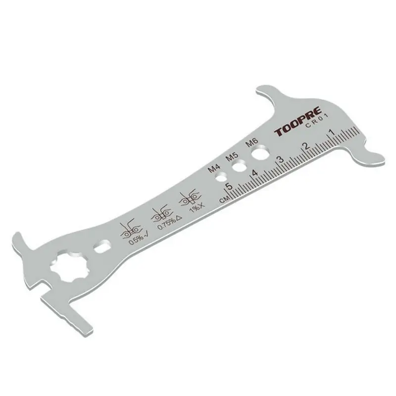 H053 6 in 1 Mountain Road Bike Chain Length Checker Stainless Steel