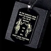 Vnox In the Darkest Hour When Demons Come Brothers Dog Tags for Men Stainless Steel Pendant BFF Necklaces Fraternal Gift ► Photo 1/6