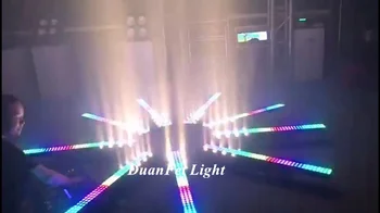 

(4pcs+flycase) 2020 Hot selling pixel led bar beam wall washer rgb light dmx lyre led warm white beam 24x3w