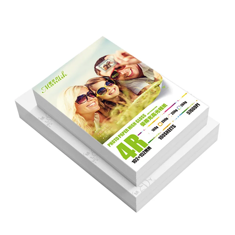 4R 180g 200g 230g 260g glossy inkjet photo paper 100 sheets photo paper photo printing paper