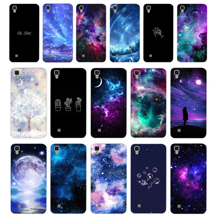 295Fg Sky Space Planet Black Gift Custodia Morbida In Silicone Tpu Cover Per Lg X Power 2 K50 Q60 K10 Case