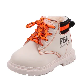 

Winter Autumn Children Boots Waterproof Baby Fashion Sneaker Kids Snow Boots Boys Girls Martin boots Fur Casual Shoes