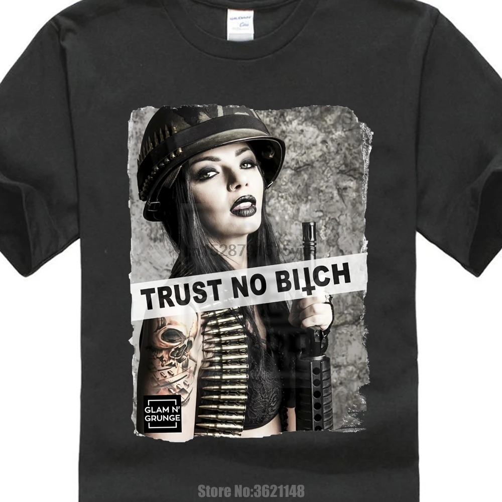 Сексуальная Женская футболка belle Trust No Bitch порно Hba Swag повседневная женская топы в