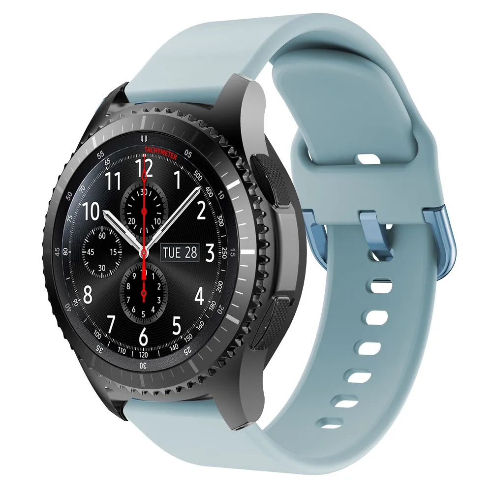 20 мм 22 мм ремешок для часов для samsung gear S3 S2 Frontier Classic Galaxy watch 46 мм 42 мм активный 2 браслета wo мужской ремешок