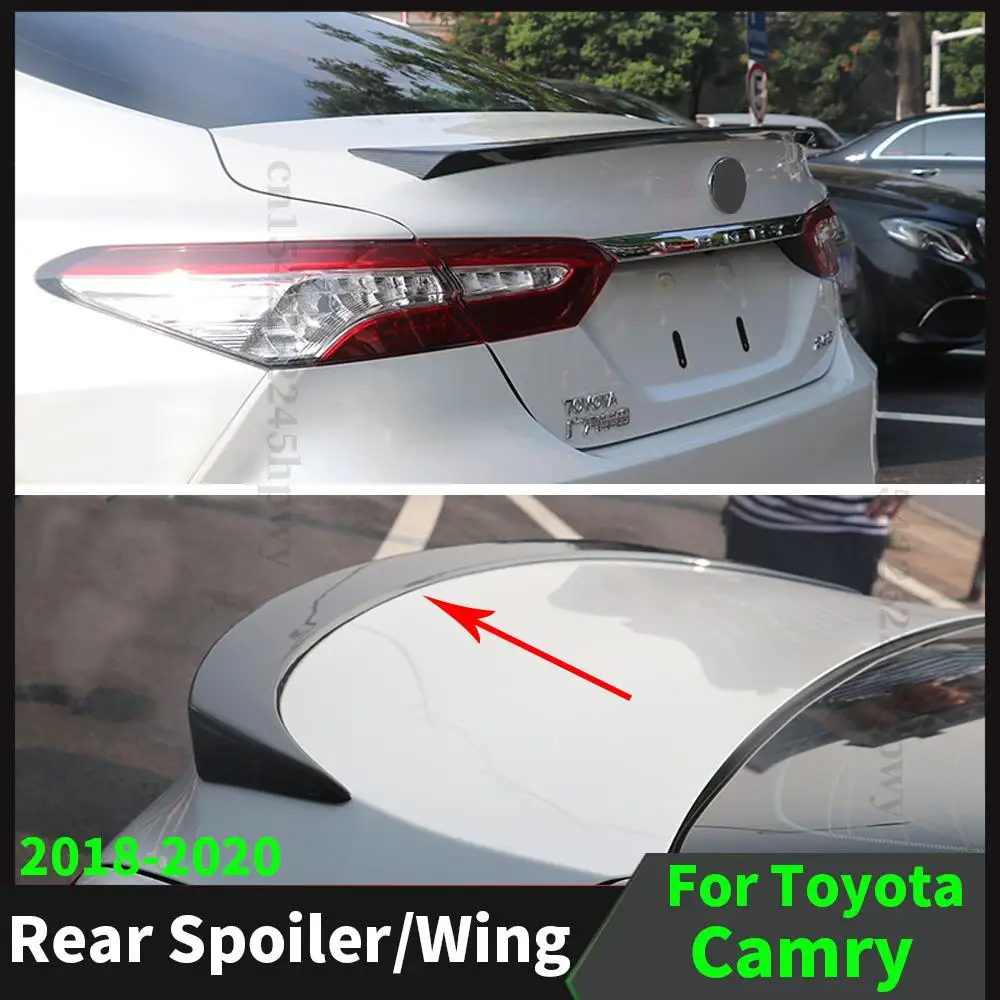 

Air Deflector Roof Rear Spoiler Wing Exterior Part Tail Air Deflector Decoration Tuning For Toyota Camry 2018 2019 2020