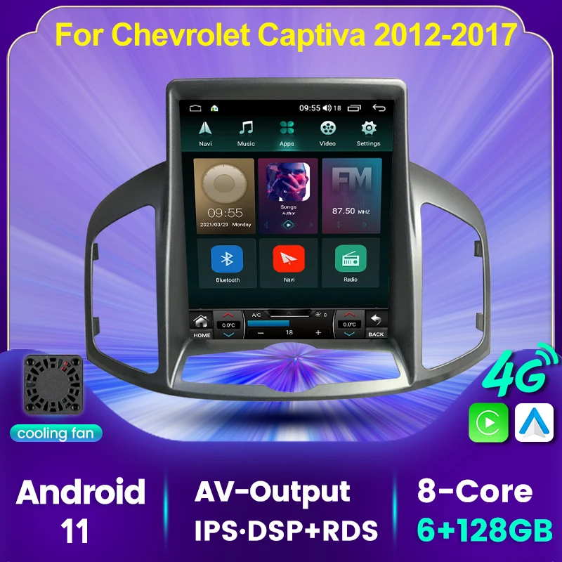 Navifly &quotAndroid 11 6 + 128G 8-ядерный автомобильный радиоприемник стерео мультимедиа