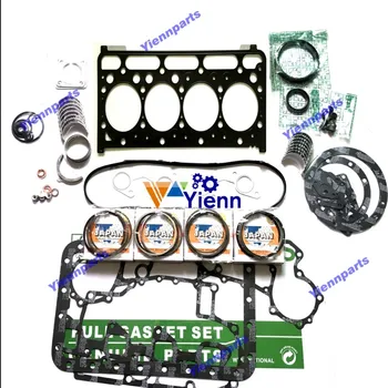 

For Kubota V2607 V2607-T Overhaul Re-ring Kit Bobcat s590 S206 ER470 ER460 KX163 KX165-5 Diesel Engine Parts