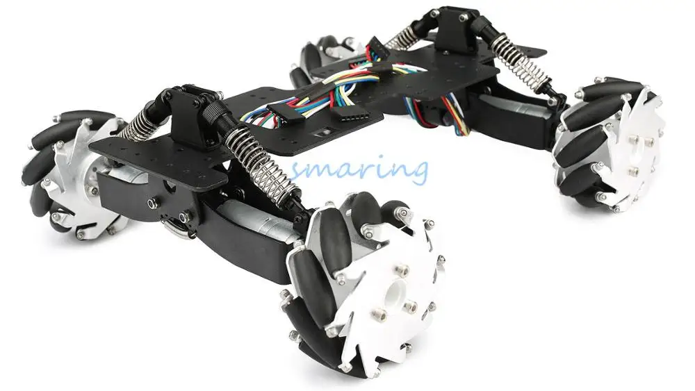 Smart Robot Car Chassis with 4Pcs Motor Mecanum Wheels 12V High Torque Motor for Arduino