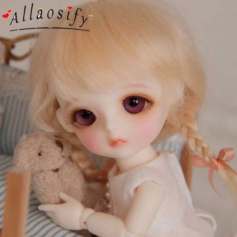Allaosify Новинка Bjd мохеровый парик ряд 5 см многоцветная дополнительная Sd кукла