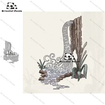

New Dies 2020 Waterfall Metal Cutting Dies diy Dies photo album cutting dies Scrapbooking Stencil Die Cuts Card Making