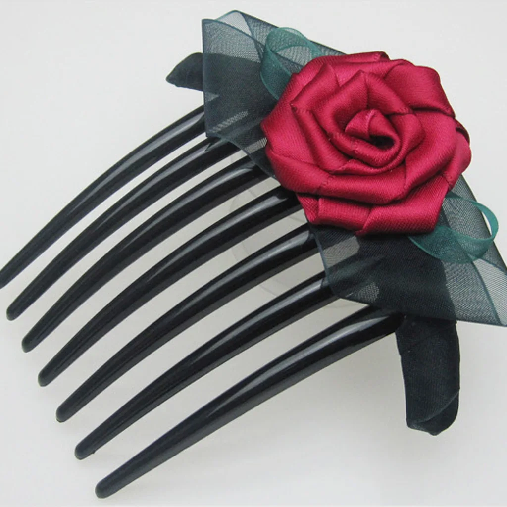 10pcs Women Girls Plastic Side Clip Hair Comb French Twist Hair Accessories