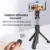 3 в 1 Беспроводной Bluetooth Selfie Stick Складной Мини Штатив Расширяемый Монопод с Пультом Дистанционного Управления для iPhone IOS Android