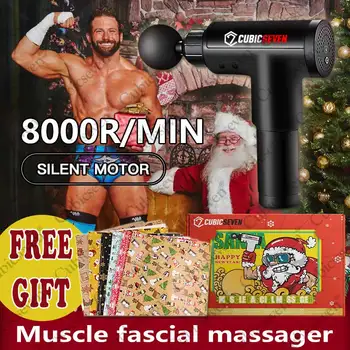 

8000r/Min Muscle Massage Gun Sport Therapy Massager Body Relaxation Pain Relief Slimming Shaping Muscle Pain Relief Fit Products