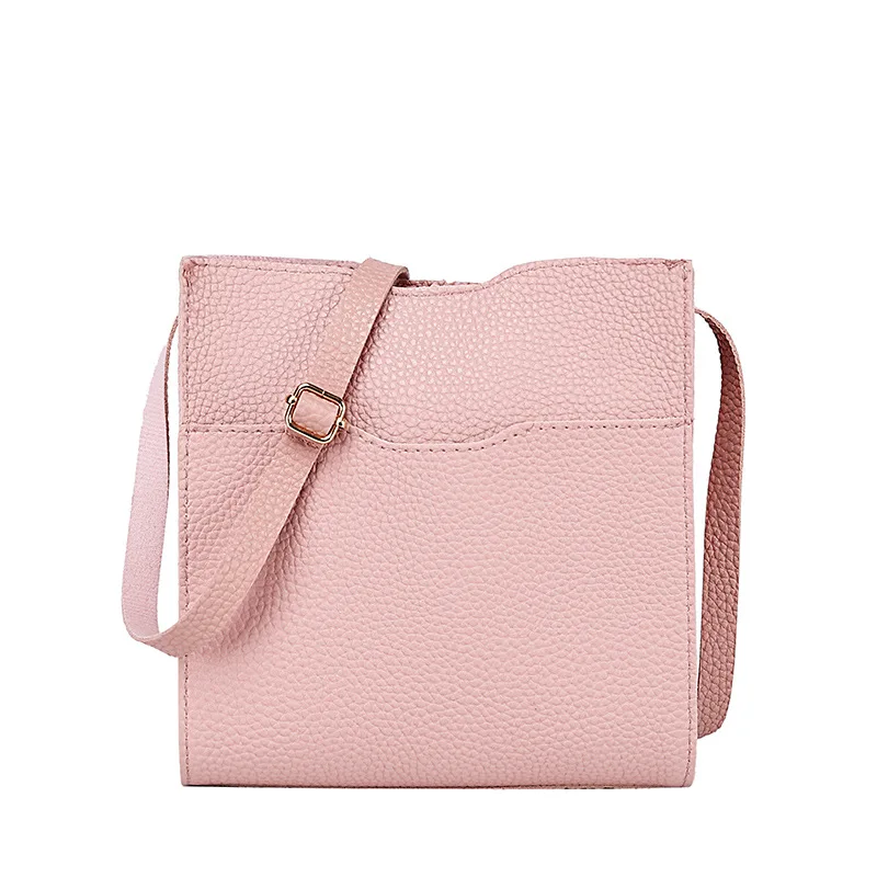 

Women's Multi-Pockets Single-Shoulder Embossed Leather Cool Square Sling Bag 2020 New Messenger Purse bags for women 2020
