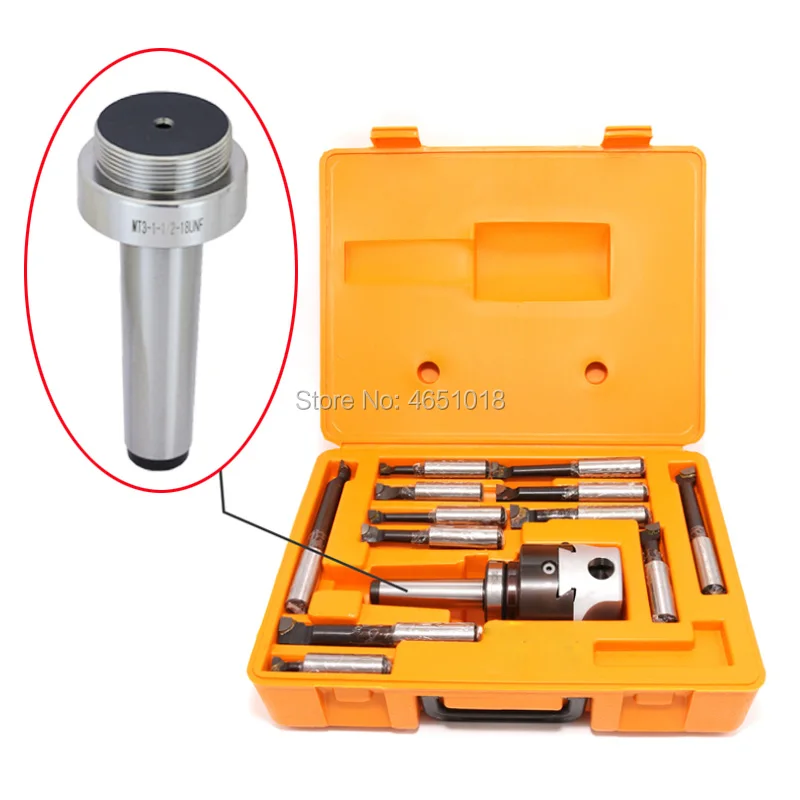 

MT3 taper, MT3- F1-18 75mm hoe, with 1 MT3 straight shank, 12 18mm masts, 3 wrenches, file set, best quality