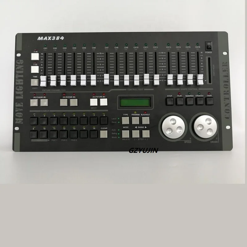 Консоль цифрового освещения dmx 512 wifi светодиодный контроллер rgbw MAX 384 для диммеров