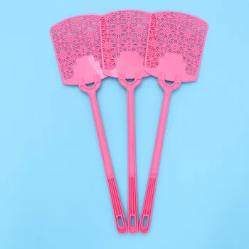 

10Pcs Plastic Long Home Double-side Office Flyswatter Swatter Fly Flapper