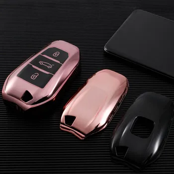 Nuova copertura completa della cassa chiave dell'automobile di TPU per Peugeot 308 408 508 2008 3008 4008 5008 Citroen C4 C4L C6 C3-XR Smart Shell accessori Auto - Nuova copertura completa della cassa chiave dell automobile di TPU per Peugeot 308 408 508