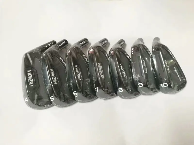 Новые мужские утюги для гольфа HONMA TW737v черные клюшки для гольфа набор 4-10 без вала