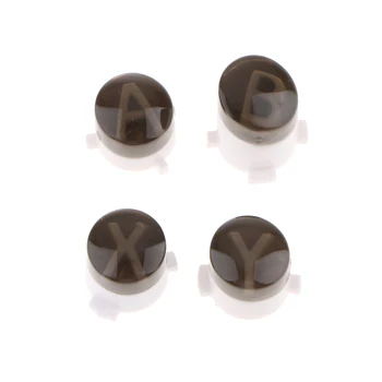 

Replacement Bullet Buttons A B X Y Buttons Set Compatible with Microsoft Xbox One Controller Grey
