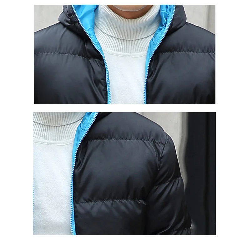 Прямая покупка зимняя одежда для пар куртка на молнии плотное хлопковое пальто Мужская парка с капюшоном Мужские и женские теплые зимние пальто уличная унисекс