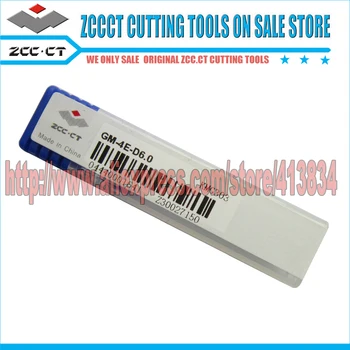 

1pcs GM-4E-D6.0 ZCCCT GM Cemented Carbide CNC 4 Flute Flattened end mill with straight shank