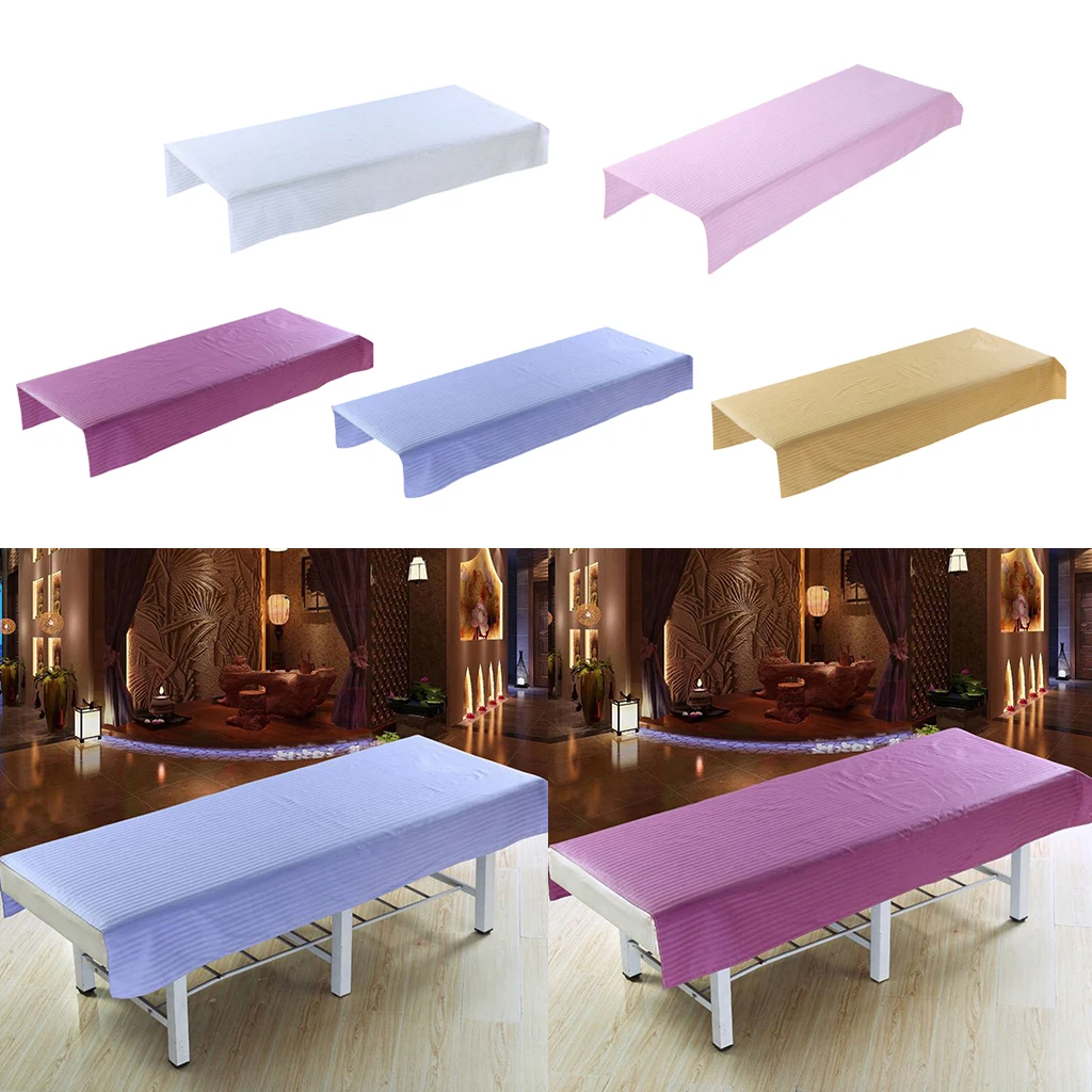 Soft Cotton Beauty Massage SPA Treatment Bed Table Sheet Cover 120x190cm