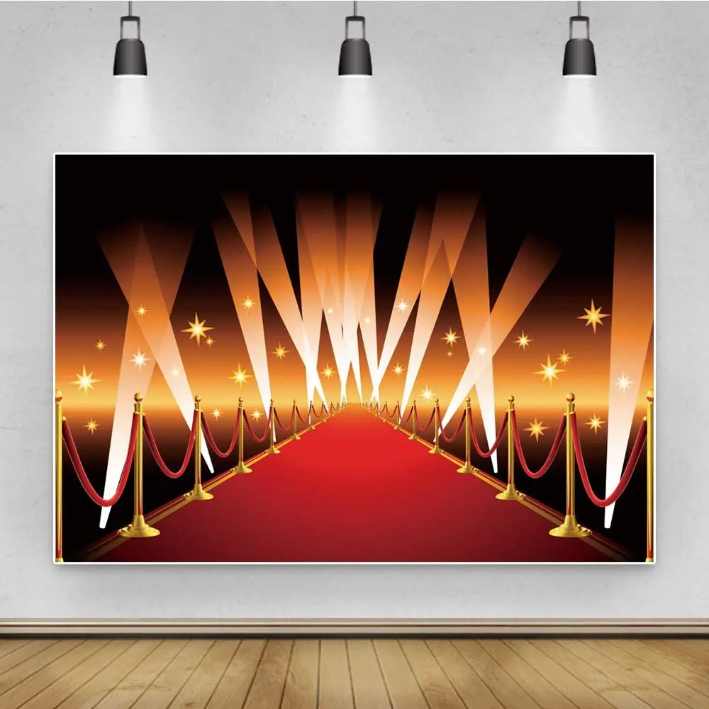Red Carpet Photography Backdrop Award Ceremony Decor Movie Premiere