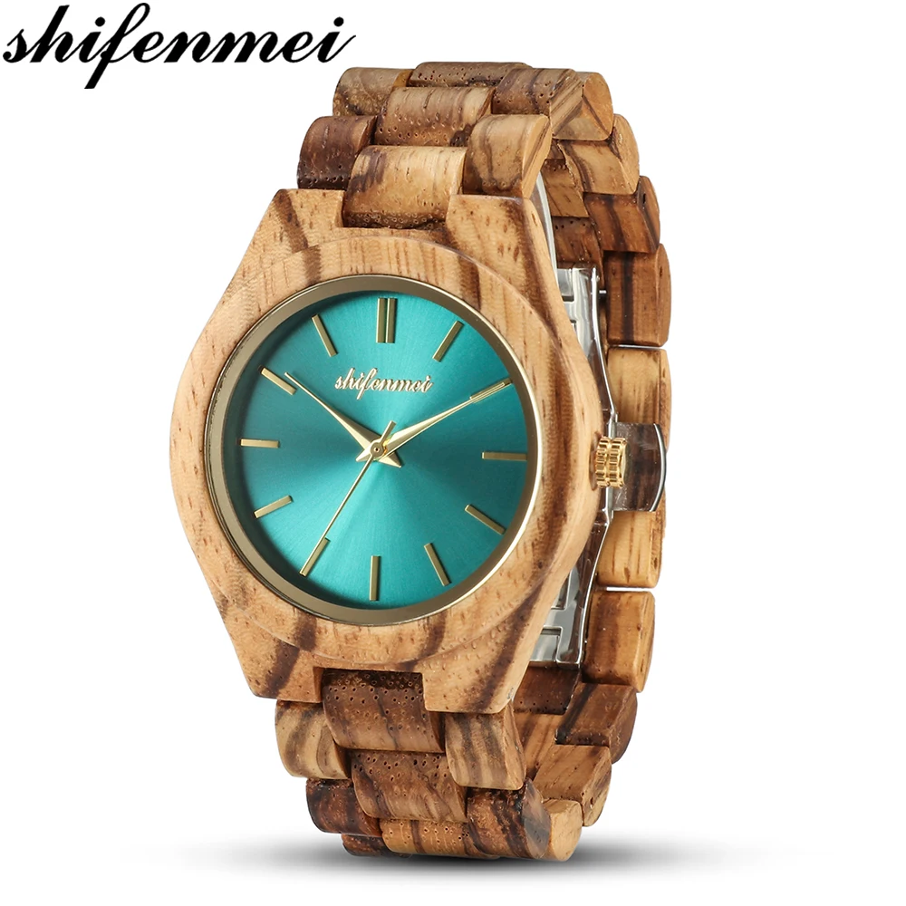 

Shifenmei Wood Watch Women Luxury Brand Watches Women Fashion Watch 2019 Quartz Wooden Minimalist Bracelet Clock Zegarek Damski
