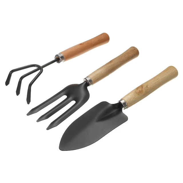 3Db/Set Mini Kertészeti Szerszámok Lapátok Ásó Gereblye Ültetési Kombinált Lapát Készlet Karommag -Terjesztők - Image 4
