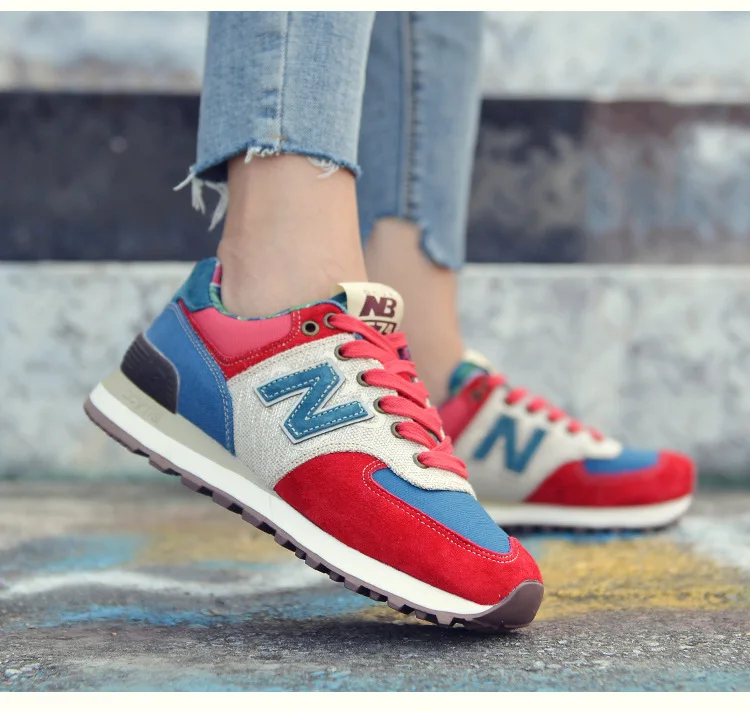 

Putian wave authentic new balance wei DCVT NB jogging in the men's shoes 574 N word red shoes sneakers men and women