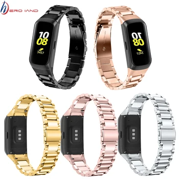 

Stainless Steel Watch Band Quick Release Wrist Strap Replacement for Samsung Galaxy Fit SM-R370 Watch Bracelet