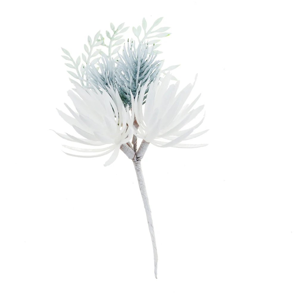 1 шт. 16 см искусственные цветы сосновая трава цветок Свадебная вечеринка украшения для самодельного изготовления скрапбукинга поддельные цветы Рождественский Декор