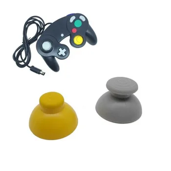 

3D Analog Joystick Left Right Thumb Stick grip Cap Silicone Button for Nintendo Gamecube GC NGC Controller Gamepad Thumbsticks