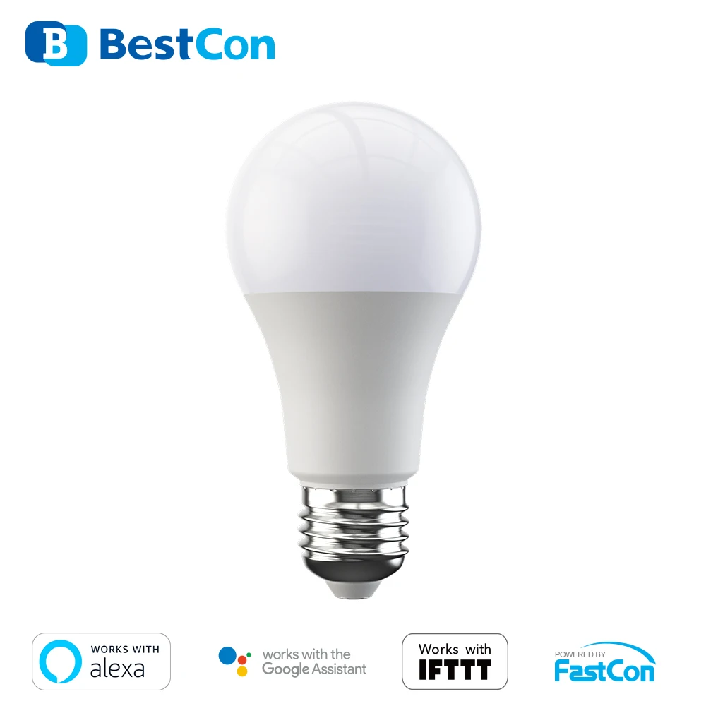 Nieuwe BroadLink BestCon LB1 умный Wifi светодиодный светильник Диммер лампа Licht Голосовое управление с Alexa en Google Thuis 2 Упаковка из 4 упаковок