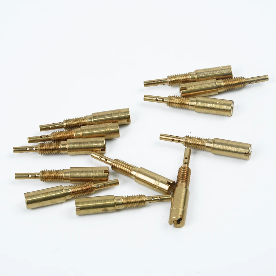 Set Of 12pcs Sub-injectors Pilot Jets Slow Jet 37.5-65 For Mikuni Carb VM28 //486