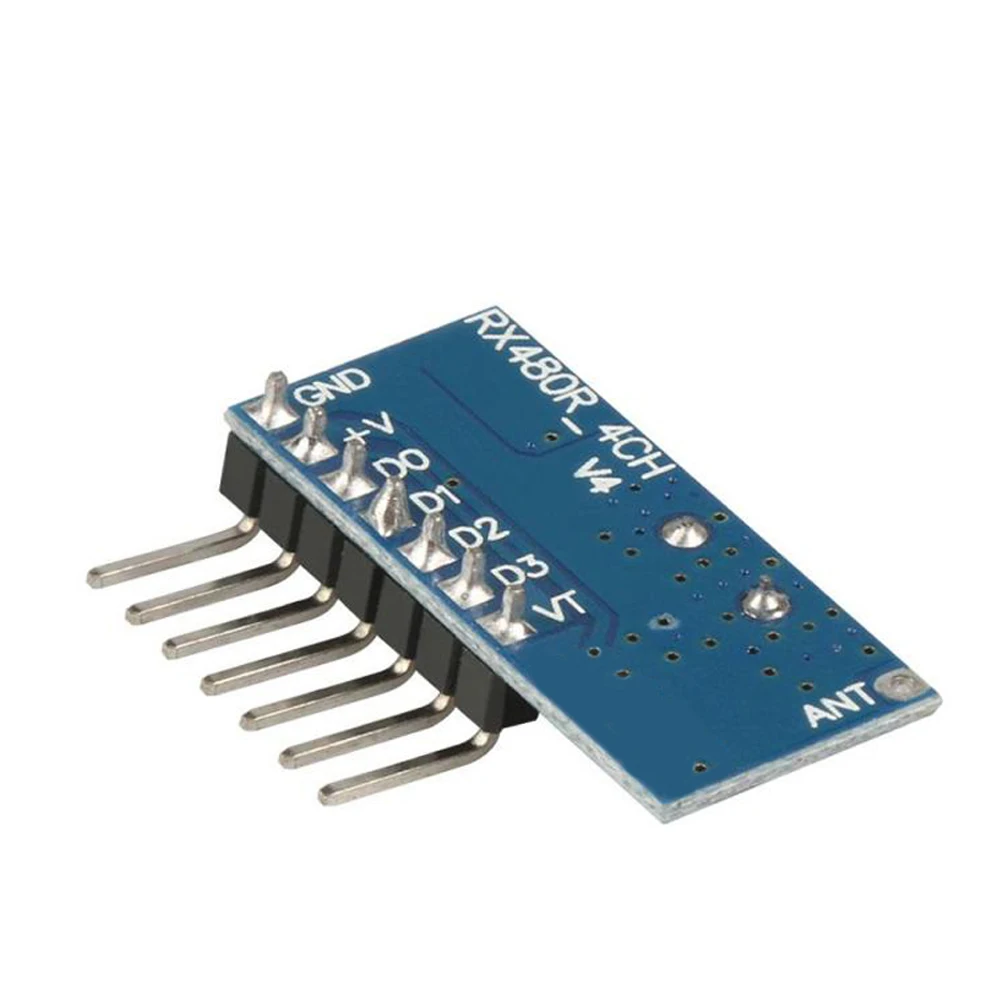Rubrum 433 МГц 4CH РЧ реле обучающий код 1527 декодер приемник 4 кнопки дистанционного управления переключатель для Arduino Uno модуль умный дом