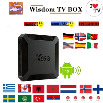

Best French IPTV Box X96Q Android 10 TV Box Europe Sweden Norway Netherland Portugal Smart IP TV Box only no channels included
