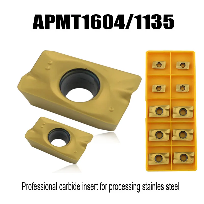 

APMT1604 PDFR APMT1135 for Stainless cutter CNC milling blade Carbide Insert Cutting Tool cnc turning tool milling Tools