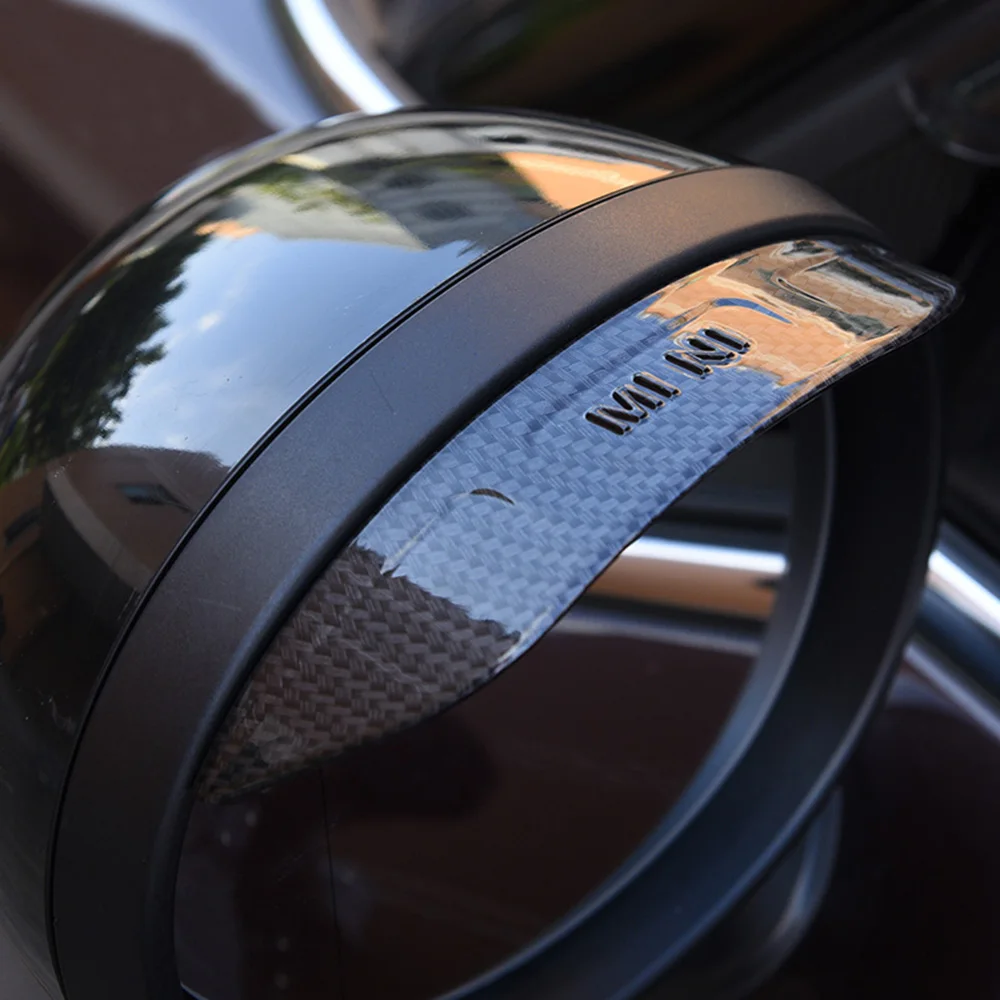 2 шт. Автомобильное зеркало заднего вида козырек перегородка брови Зеркало дефлектор крышка для Mini Cooper S One JCW R55 F60 универсальные автомобильные аксессуары