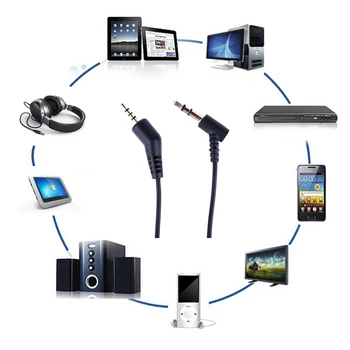 

1pcs Replacement Audio Cable 2.5mm to 3.5mm jack Cord Male to Male For Bose-QC3 Quiet Comfort 3 Headphones Headset