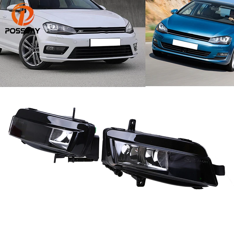 Possbay Fog Light Assembly For 20142016 Vw Golf Mk7 5g Front Lower