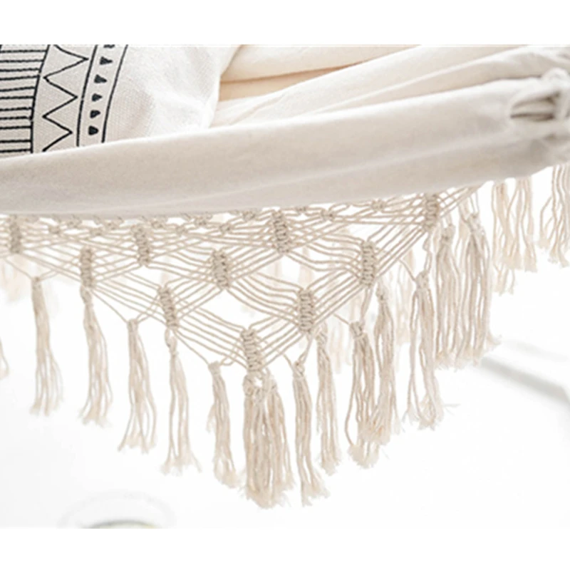 ins Style 2 Person Hammock Boho Large Brazilian Macrame Fringe Double Deluxe Hammock Swing Net Chair Outdoor Indoor Hanging Deco ins Style 2 Person Hammock Boho Large Brazilian Macrame Fringe Double Deluxe Hammock Swing Net Chair Outdoor Indoor Hanging Deco