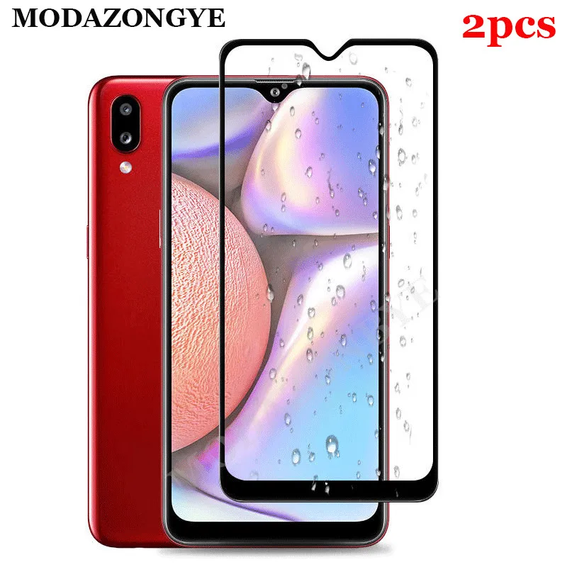 

2PCS Tempered Glass For Samsung Galaxy A10S Screen Protector Glass For Samsung A30S A50S A107 A307 A507 Full Cover Glass