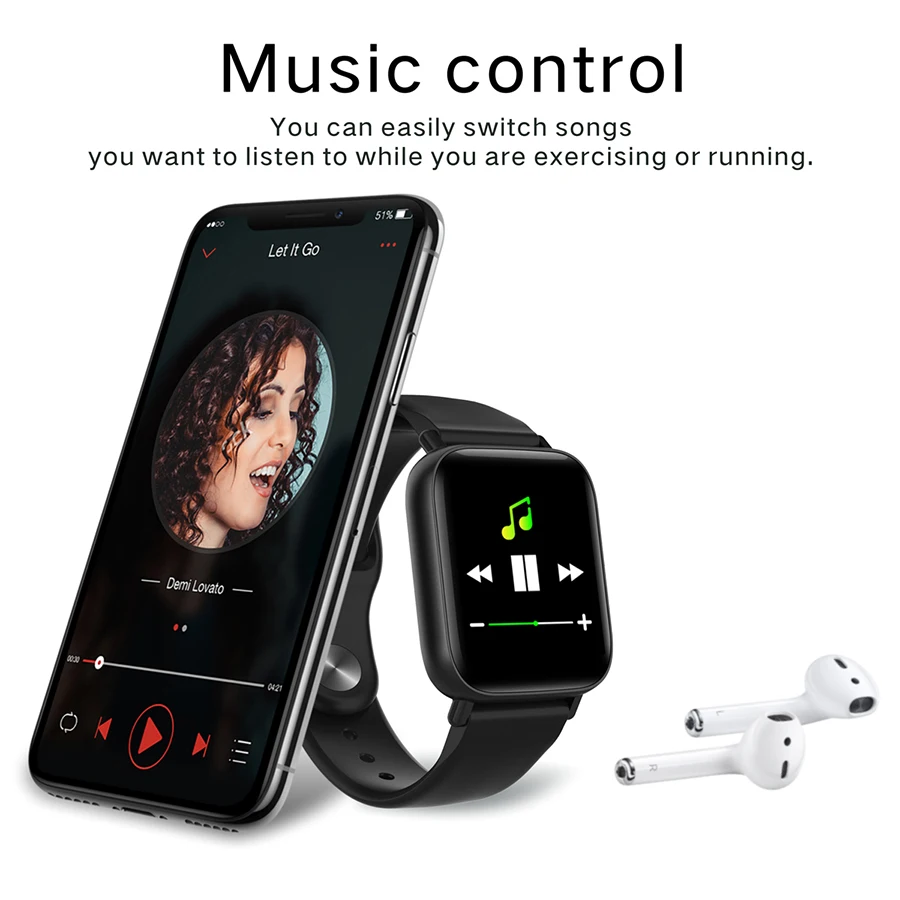 US $26.21 SCOMAS Women Smart Watch 38mm 13Touchable Screen Heart Rate Blood Pressure Monitor IP67 Waterproof For iOS Android Smartwatch