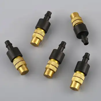 

New 5/10 Pcs Copper Watering Nozzle Adjustable Atomization Drip Garden Greenhouse Saplings Irrigation New