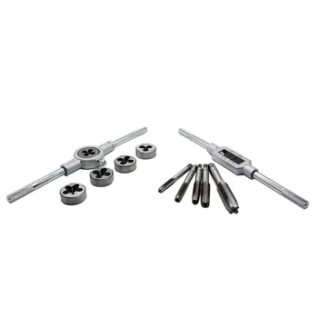 

12Pcs/Set Metric Adjustable Taps Dies Wrench Handle Set M3-M12 Screw Accessories