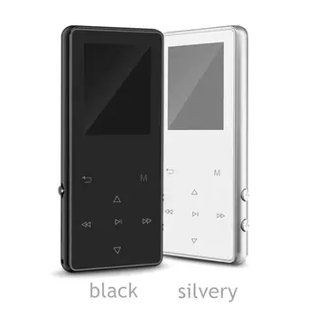 

MP3 Player with Bluetooth hifi lossless mini music player with fm radio speaker headphone sport MP3 metal walkman