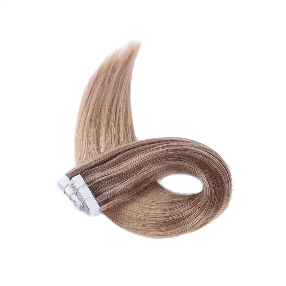 Sindra Tape In Hair Extensions Human Hair 100 Real Remy Human Russian Hair Extension Balayage 12b 27b 50g 100g Pack Aliexpress